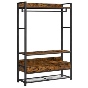 Industrial Open Closet With Drawers