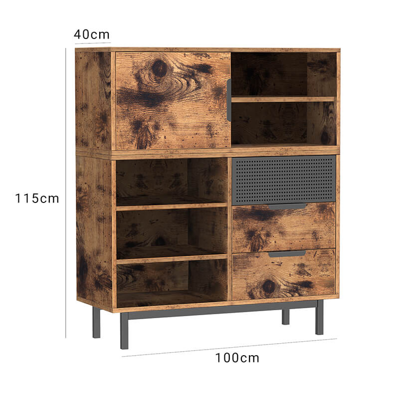 Open Storage Sideboard - Image 3