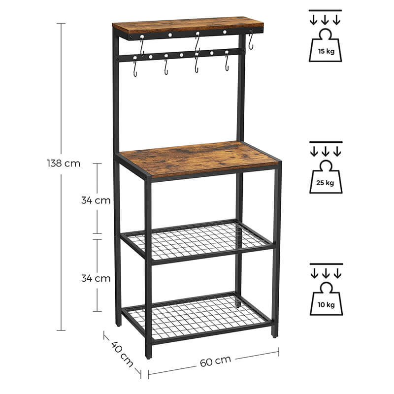 Storage Baker's Rack - Image 3